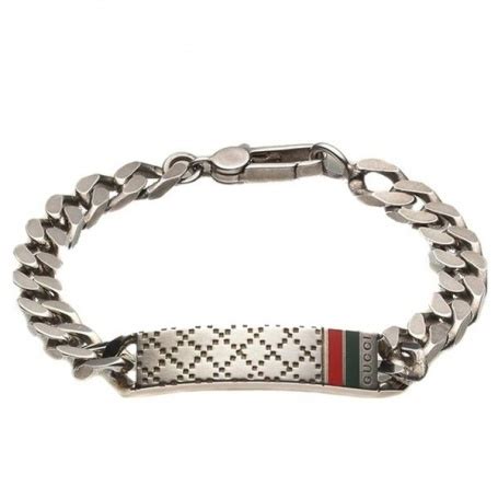 bracciale gucci uomo acciaio|Bracciali da uomo di Gucci .